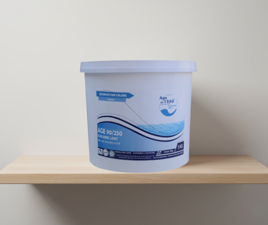 Galet de chlore stabilisé