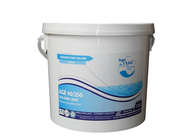 Galet de chlore stabilisé